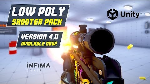 (Unity) Low Poly Shooter Pack v4.0 - Release Trailer