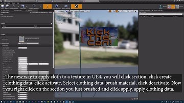 How to use Cloth in UE4 4.24 (Quick and Easy version)