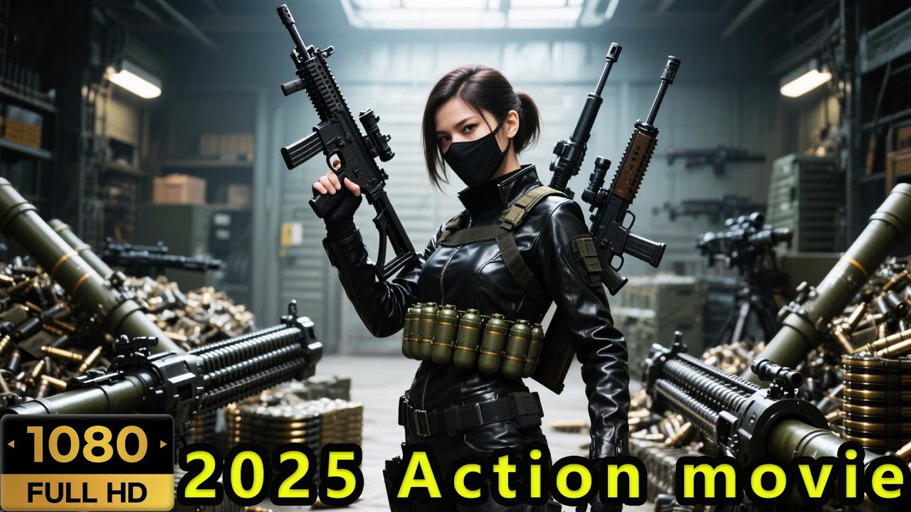 ⁣Female agent storms arms depot, fully armed defeats Japanese forces!