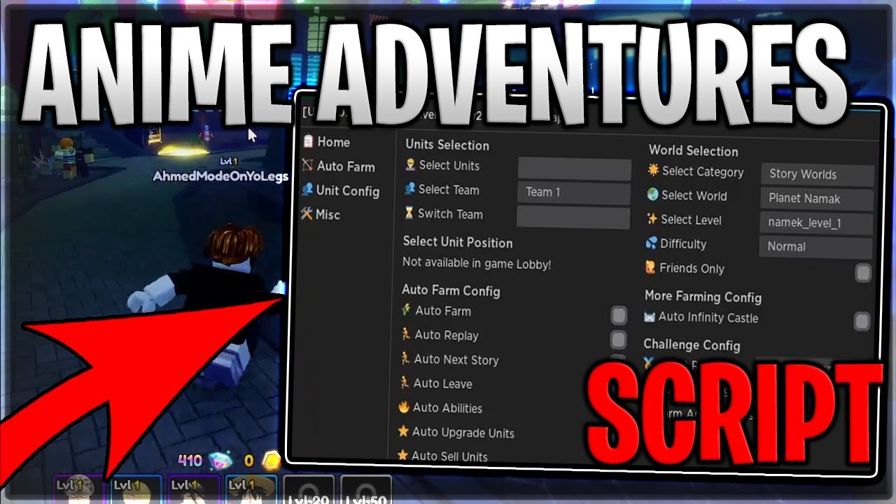 [🏴‍☠️UPD 13] Anime Adventures Script Hack Auto Farm Auto Place ...