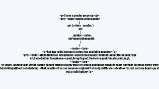 WPF MVVM - How do I bind a radio button to a property
