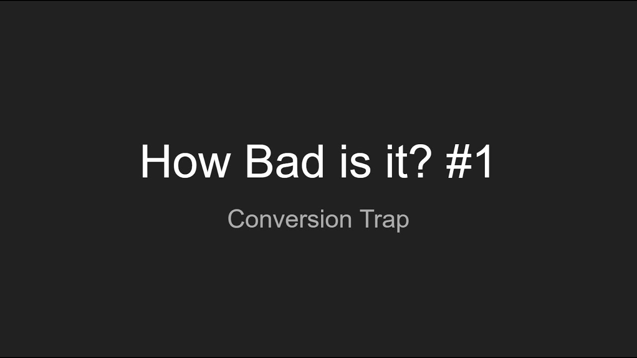 Path Of Exile How Bad Is It 1 Conversion Trap YouTube