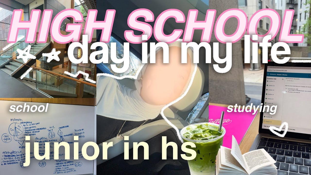 HIGH SCHOOL day in my life 🏫🌟 *as a junior*