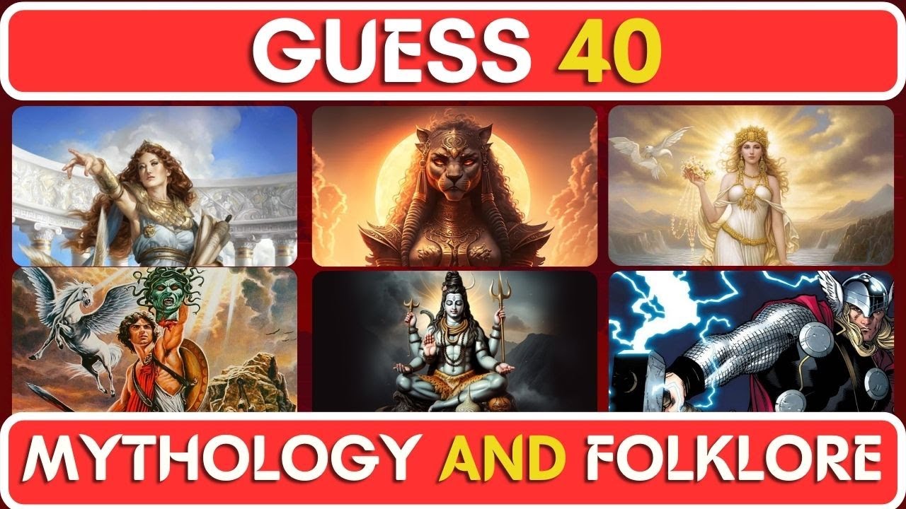 Guess about Mythology and Folklore from around the world History Quiz YouTube