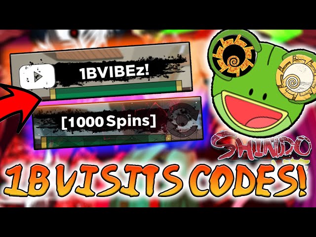 Codes] Shindo life 1B Visits Codes! 1000 Spin Codes '2' 500 Spins! *Release  Date* 