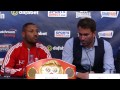 Kell Brook V Frankie Gavin Final press conference part 1 of 2
