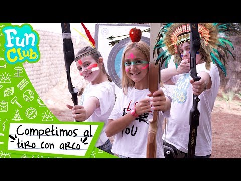 SILVIA SÁNCHEZ 💫 ¡Reto de TIRO CON ARCO! 🏹#AcampadaYouTuber | Fun Club