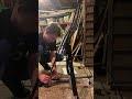 Putting together a charcoal barbecue 