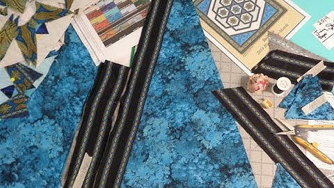 Jinny Beyer Stellaris Month 4  Lots of cutting going on!!