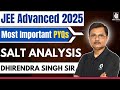 JEE Advanced 2025 Chemistry PYQ Series | Salt Analysis | Most Expected Questions | jeeadvanced2025