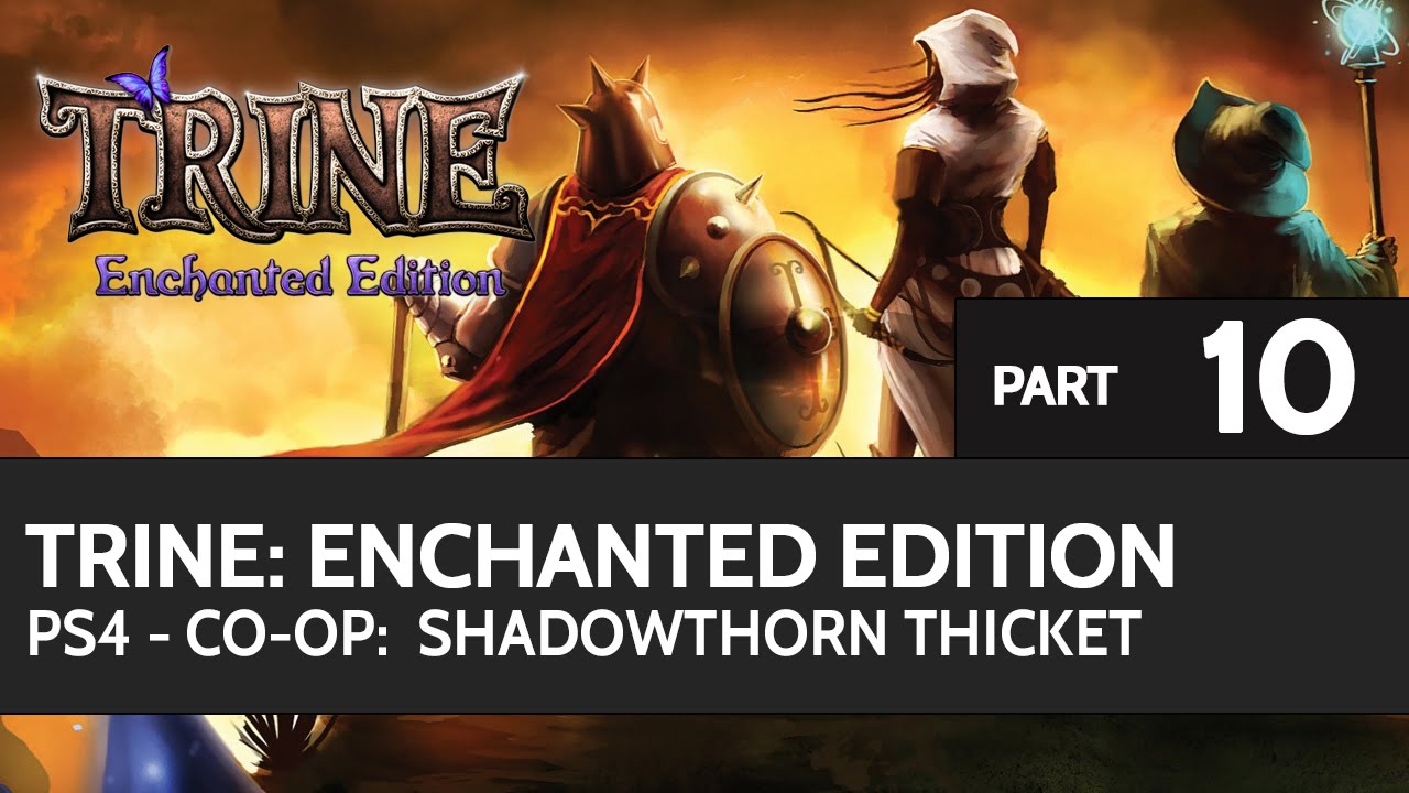 Trine Enchanted Edition (PS4) - Part 10 - Shadowthorn Thicket - Co-Op