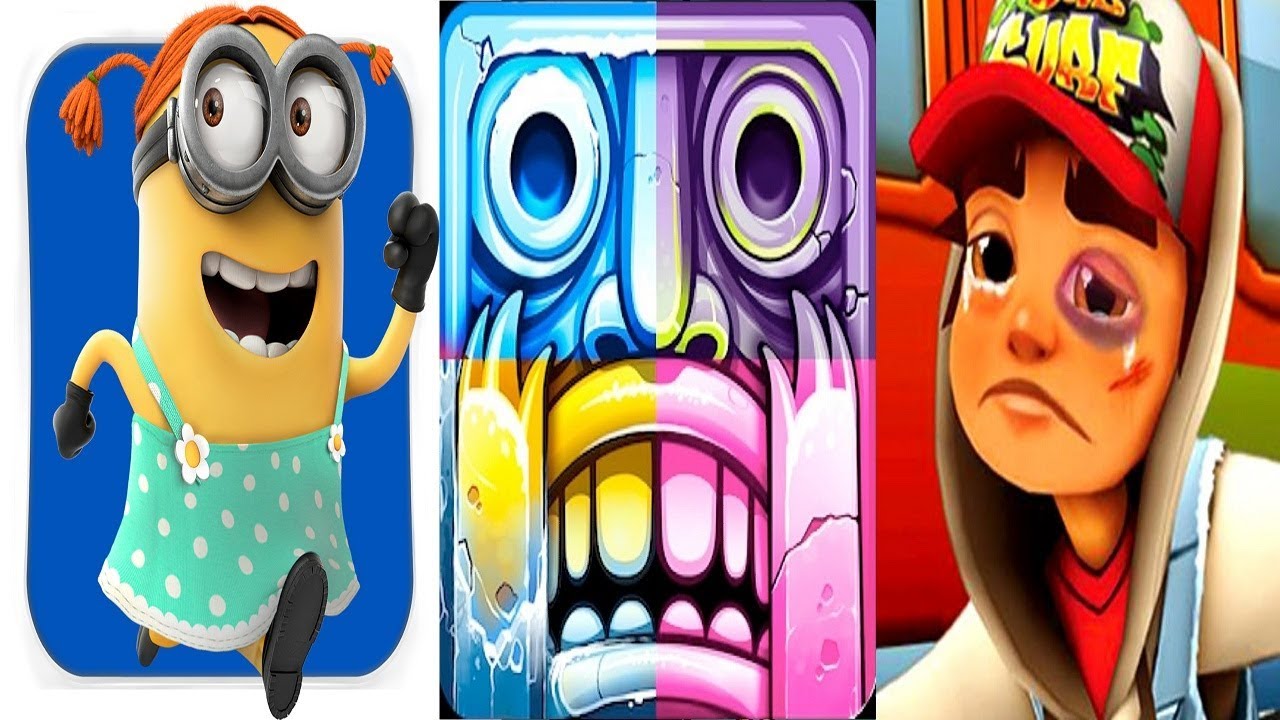 DESPICABLE ME 3 Minion Rush VS Sonic Dash 2 VS Temple Run 2 | Android ...