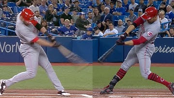 CIN@TOR: Cozart, Votto homer on back-to-back pitches