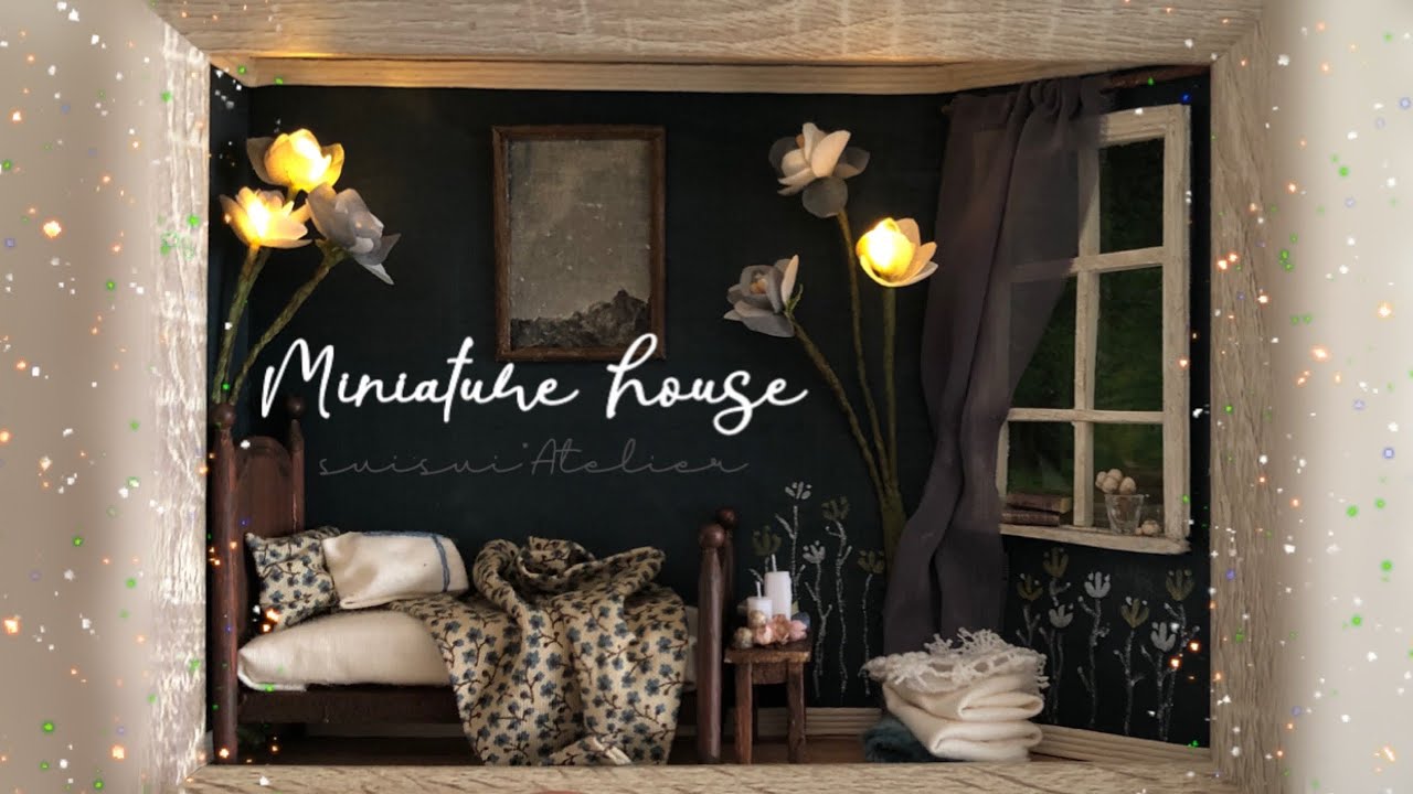 [¥ 100 DIY] Спальня для взрослых девочек / цветочный свет