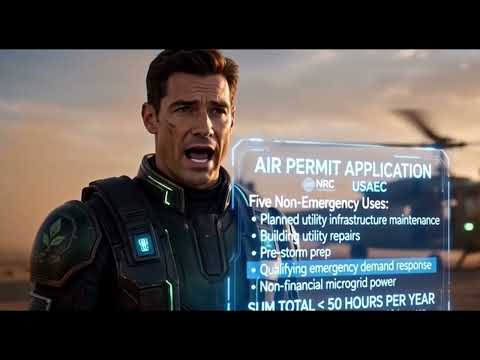 ECO Forge team explains the 50/100 hour on non-emergency uses for emergency engines.