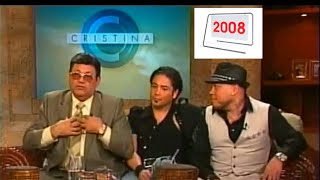 A.B, Abraham Quintanilla y Chris Perez en el Show de Cristina (31 de Marzo de 2008)