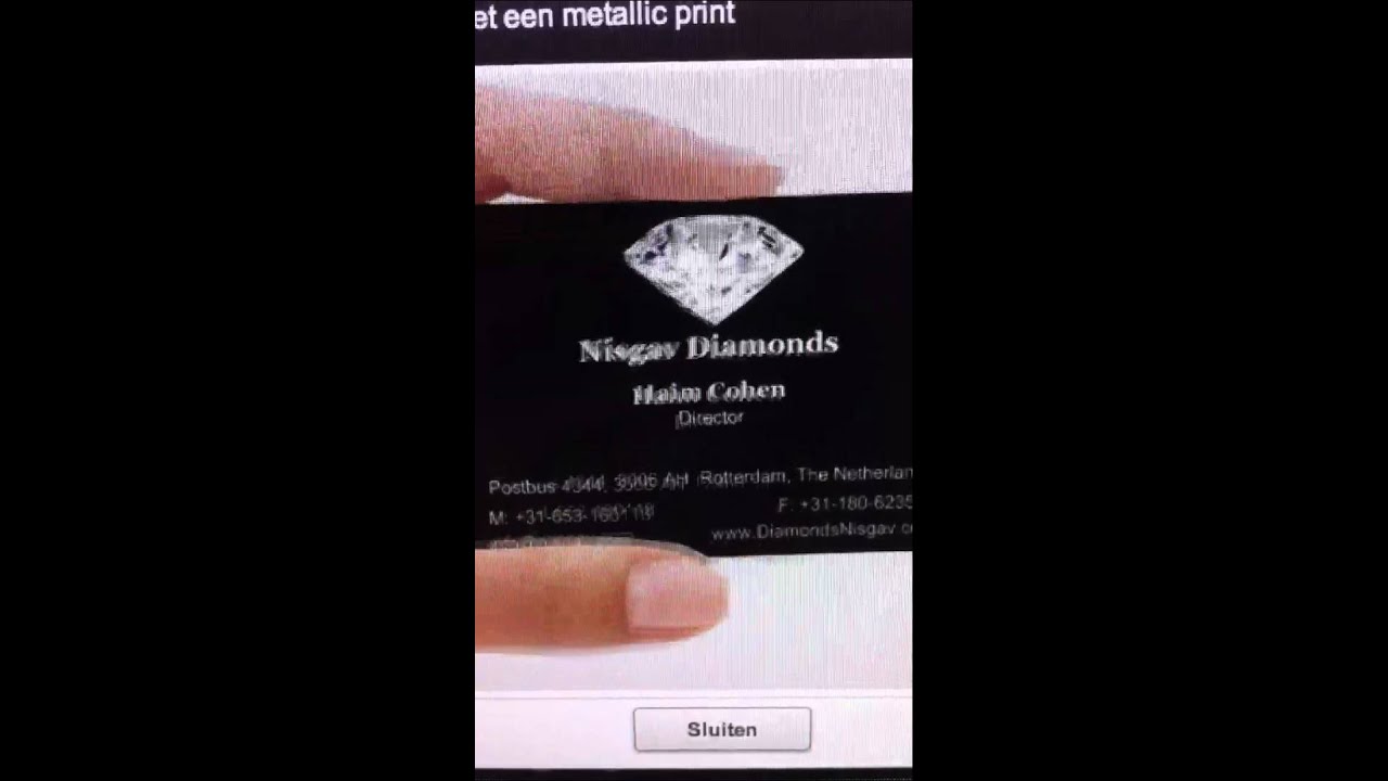 Diamonds Nisgav supply of certified diamonds