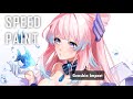 【SPEED PAINT】 心海ちゃん。【Genshin Impact】（描いてみた/繪圖過程）