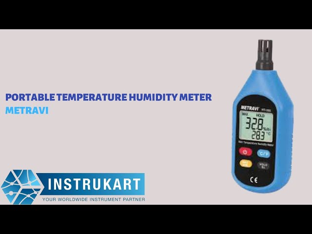 Metravi HT 305 Temperature and Humidity Meter, Range: -10 to 60°C