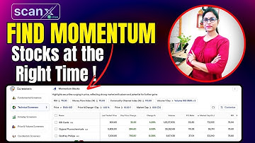 How to find Momentum Stocks using Screeners | ScanX Screeners Explained | Dhan