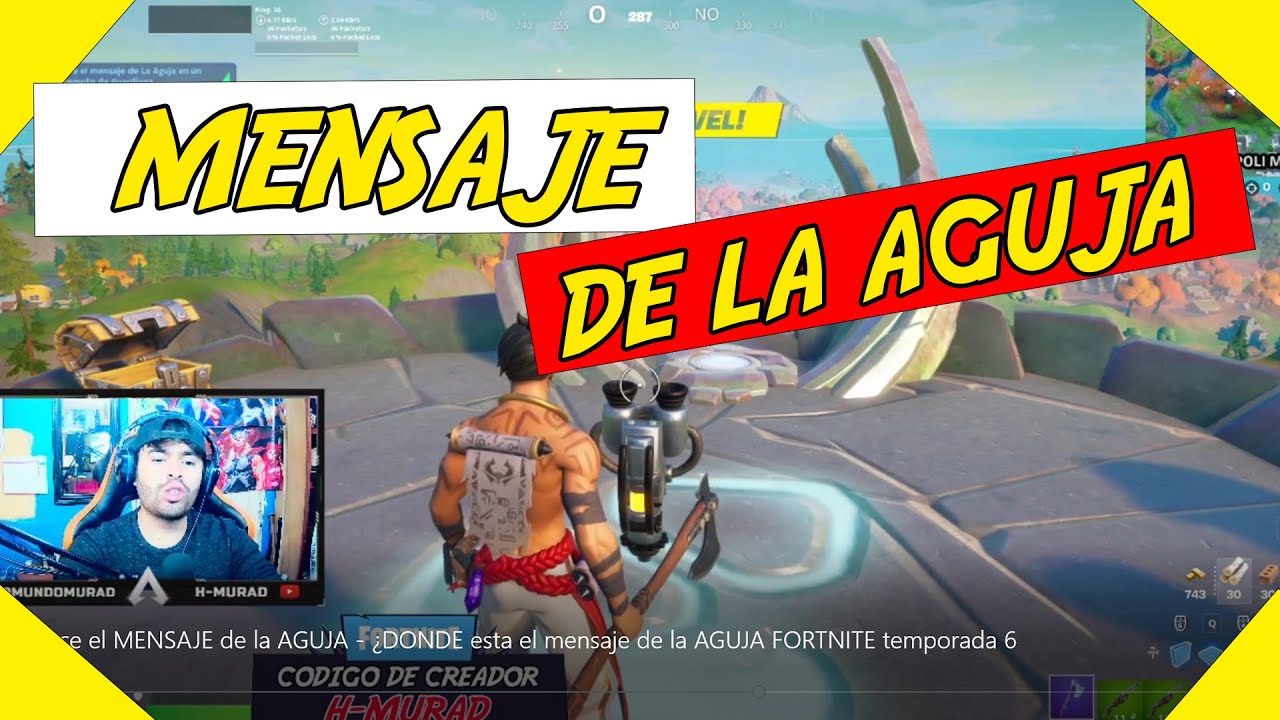 Reproduce el MENSAJE de la AGUJA ¿DONDE esta el mensaje de la AGUJA