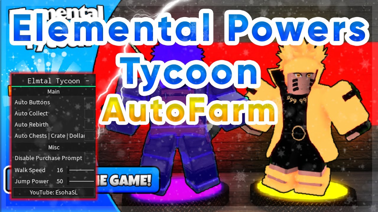 Elemental Powers Tycoon: No Cooldown Scripts