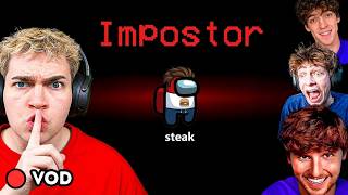 AMONG US with EVERY ROBLOX YOUTUBER!! (VOD)