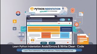 Python Indentation Explained: The Key to Error-Free Code!