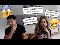 ASKING MY BOYFRIEND AWKWARD QUESTIONS ! *GETS INTENSE*