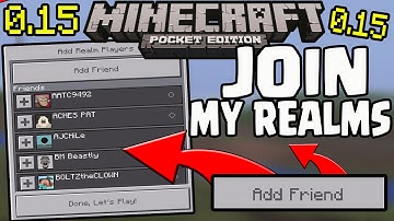 JOIN MY 0.15.0 REALMS SERVER! How To Make Minecraft PE (Pocket Edition) Realms Server Xbox Live