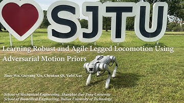 Learning Robust and Agile Legged Locomotion Using Adversarial Motion Priors