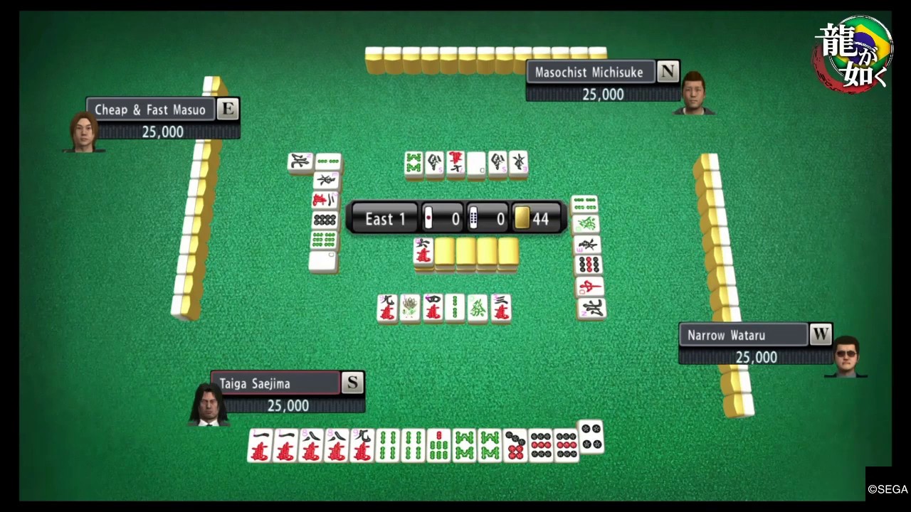 YAKUZA mini-game: MAHJONG (como jogar?!) 