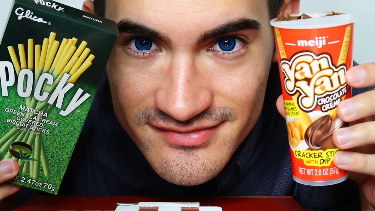 Yan Yan Pocky Snack Sticks Eating Session CRUNCHY ASMR YouTube