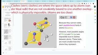 Protein/peptide dihedral angles and Ramachandran plots