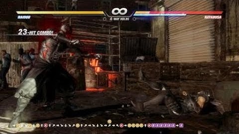 DEAD OR ALIVE 6 raidou combo