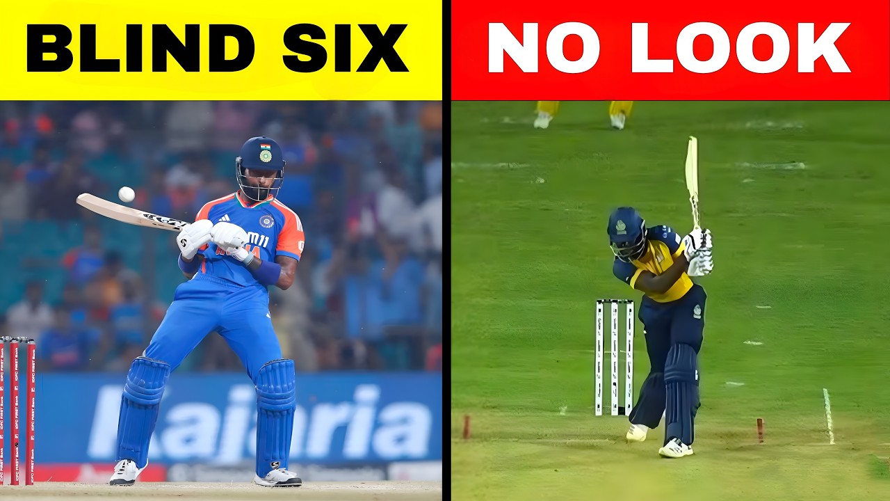 Impossible No Look Shots in Cricket History 👀🏏 - YouTube
