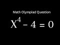 Olympiad math problem  x440  how solve 4th degree polynomial  factoring polynomial