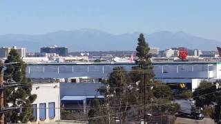 Cargolux 747-8F Takeoff at LAX