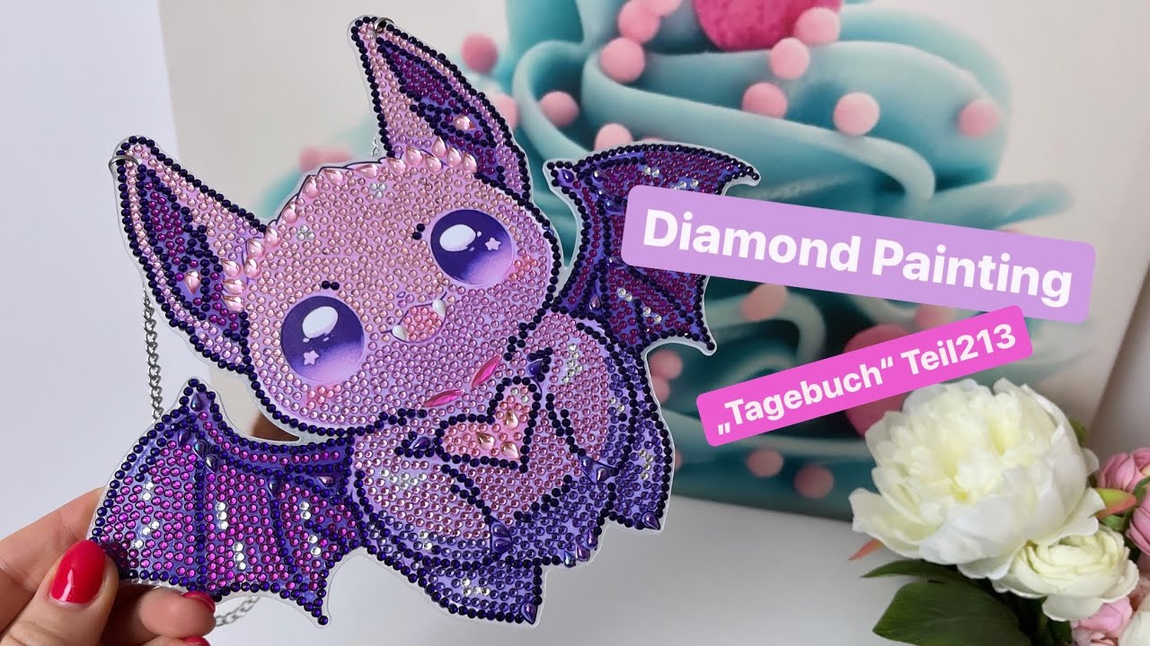 Diamond Painting „Tagebuch“ Teil213!🙃💚 Frieda ist eingezogen und ich zeige euch 2 neue Bilder!! 🤩