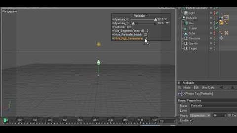 Thinking Particles setup