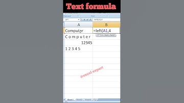 Left formula in excel #excel #microsofttips #exceltutorial #exceltricks #exceltips #excelshortsfeed