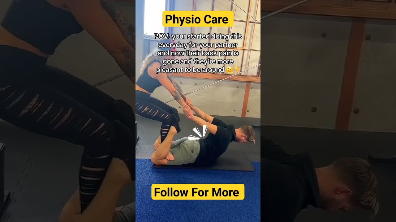 Release Your Partners Back With This Essay Stretch At Home Backpain Trending Fyp Viral