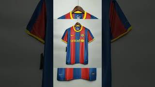 mejores Camisas del fc Barcelona (faltan algunas) #fifa #championsleague #football #messi #barcelona