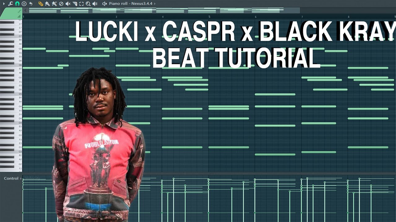how to make a lucki x ppgcasper x black kray type beat in 10 minutes - tutorial/cookup