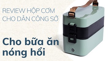 Hộp cơm cắm điện 2 tầng 3 khay - cho những bữa ăn nóng hổi