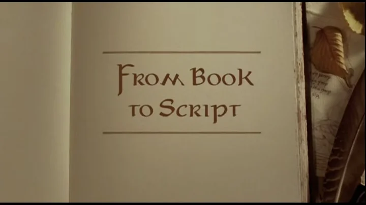 01x03 - From Book to Script | Lord of the Rings Be...