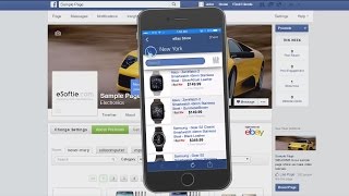 How to make Auction Items App Mobile Friendly, Etsy Items Sell on Facebook screenshot 2