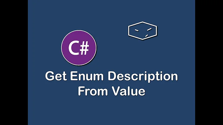 get enum description from value - c#