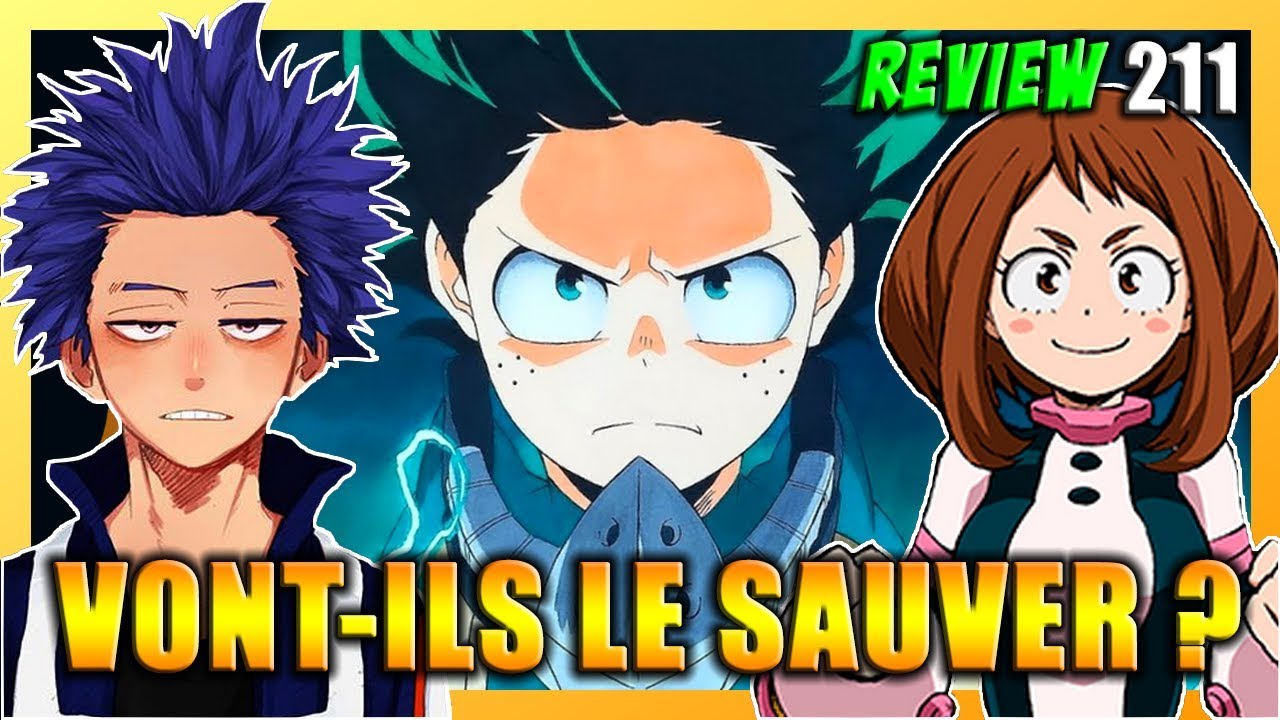 MIDORIYA VA QUITTER L'ECOLE ? ANALYSE SCAN 211 MY HERO ACADEMIA - YouTube