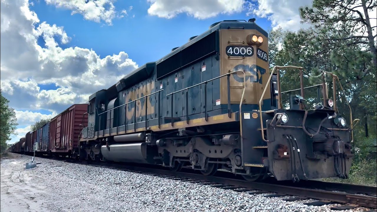 Chasing CSX Local L71519 on the Kingsland Subdivision to Yulee, FL